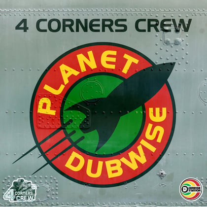 Planet Dubwise album by 4Corners Crew - Drum and Bass Cover Art