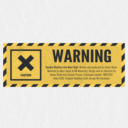 Deadly Rhythms B/W Most High album by Breakage - Drum and Bass Cover Art