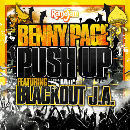 Push Up album by Benny Page - Drum and Bass Cover Art