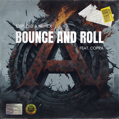 Bounce & Roll album by Coppa - Drum and Bass Cover Art