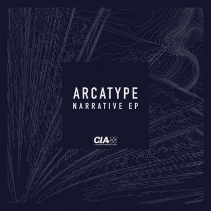 Narrative EP album by Arcatype - Drum and Bass Cover Art