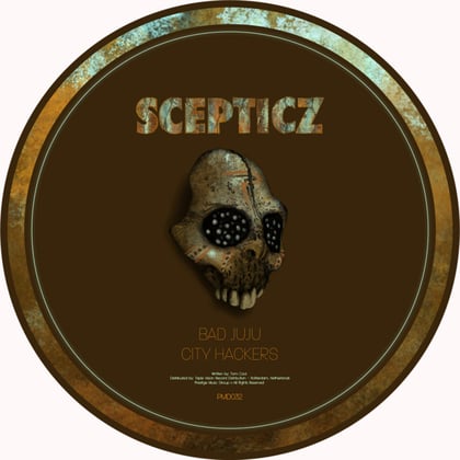 Bad Juju / City Hackers album by Scepticz - Drum and Bass Cover Art