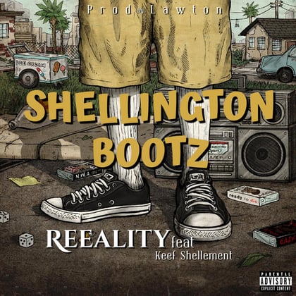 Shellington Bootz album by Mc Reeality - Drum and Bass Cover Art