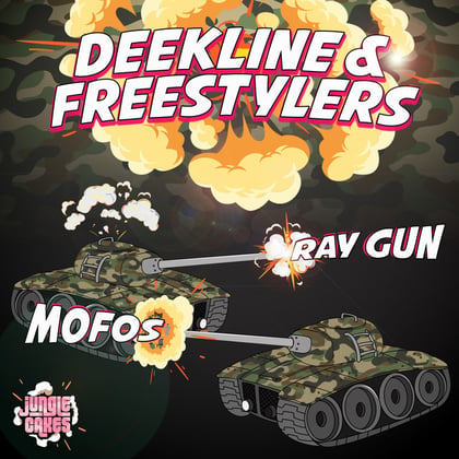 Ray Gun / MOFOS album by Ed Solo, Deekline & Freestylers - Drum and Bass Cover Art