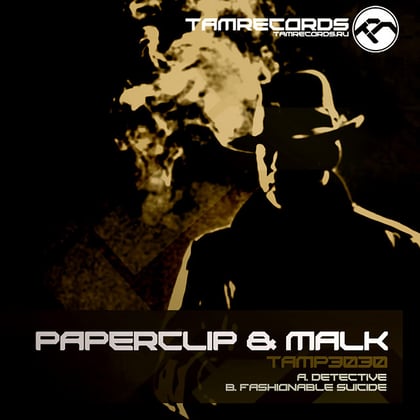 Detective, Fashionable Suicide album by Paperclip & Malk - Drum and Bass Cover Art