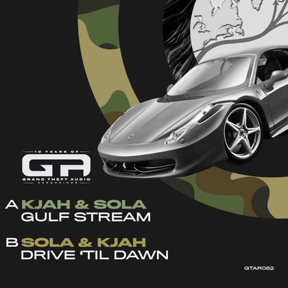 Gulf Stream / Drive 'Til Dawn album by K Jah & Sola - Drum and Bass Cover Art