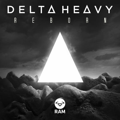 Reborn album by Delta Heavy - Drum and Bass Cover Art