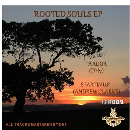 Rooted Souls EP album by Andrew Clarke - Drum and Bass Cover Art