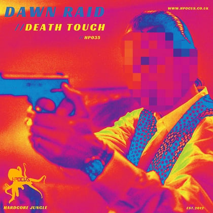 Death Touch album by Dawn Raid - Drum and Bass Cover Art