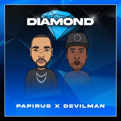 Diamond album by Ego Trippin, Papirus & Devilman - Drum and Bass Cover Art