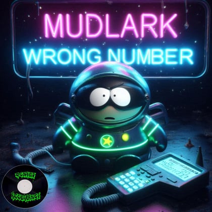 WRONG NUMBER EP album by Mudlark - Drum and Bass Cover Art