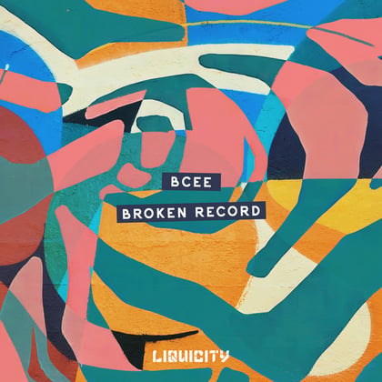 Broken Record album by BCee & Kit Rice - Drum and Bass Cover Art