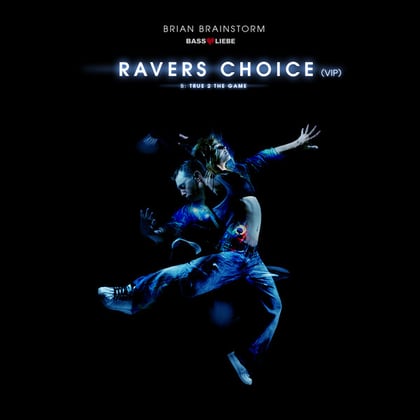 Ravers Choice Vip album by Isaac Maya & Brian Brainstorm - Drum and Bass Cover Art