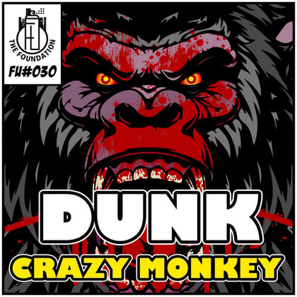 Crazy Monkey album by Dunk - Drum and Bass Cover Art