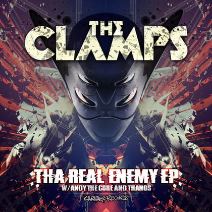 Tha Real Enemy album by TR Tactics, SND & The Clamps - Drum and Bass Cover Art