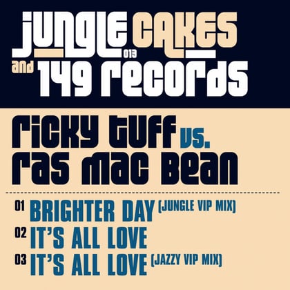 Jungle Cakes, Vol. 13 album by Ricky Tuff - Drum and Bass Cover Art