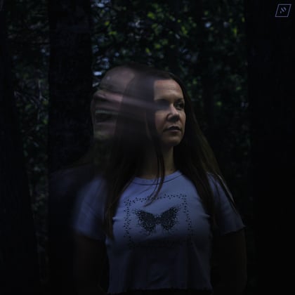Two Voices album by Tyr Kohout - Drum and Bass Cover Art