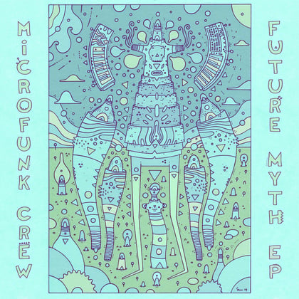 Future Myth EP album by BOP - Drum and Bass Cover Art