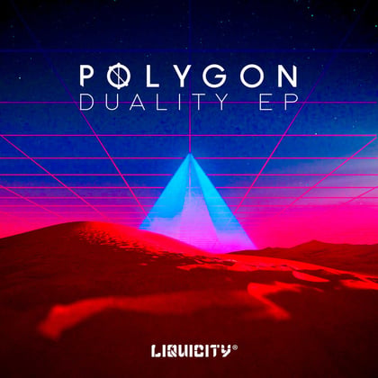 Duality EP album by Polygon - Drum and Bass Cover Art