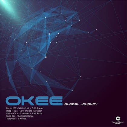 Global Journey album by Okee - Drum and Bass Cover Art