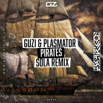 Pirates (Sola Remix) album by Guzi, Plasmator & Sola - Drum and Bass Cover Art