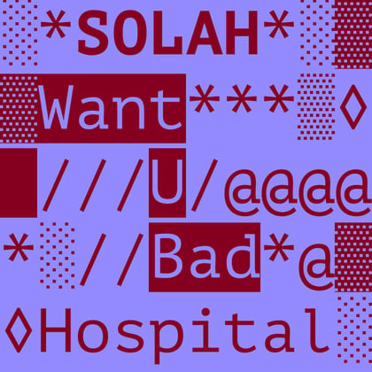 Want U Bad album by SOLAH & Halogenix - Drum and Bass Cover Art