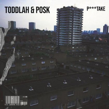 Pisstake album by Posk & Stakka - Drum and Bass Cover Art