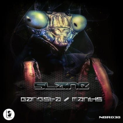 Gangsta / Mantis album by Slaine - Drum and Bass Cover Art