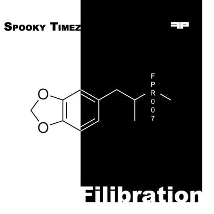 Spooky Timez album by Filibration - Drum and Bass Cover Art