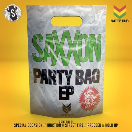 Party Bag album by Saxxon - Drum and Bass Cover Art