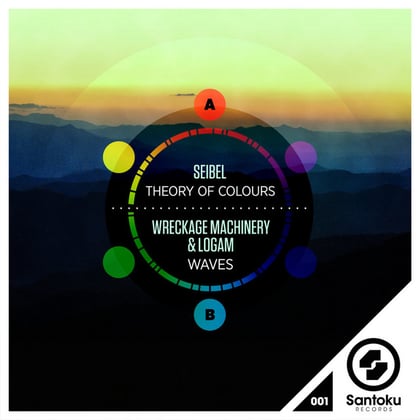 Theory of Colours / Waves album by Seibel, Wreckage Machinery & Logam - Drum and Bass Cover Art