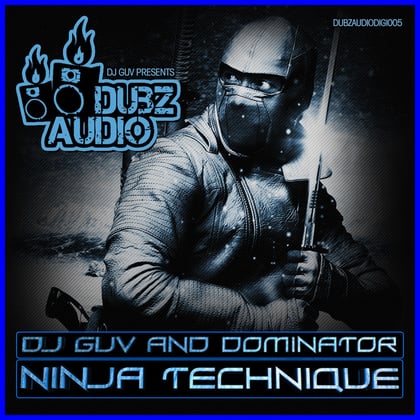 Ninja technique album by Dj Guv - Drum and Bass Cover Art