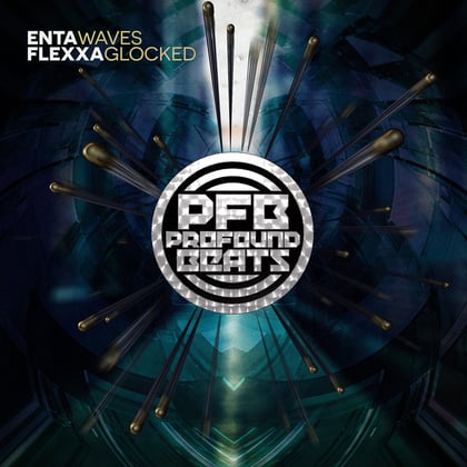 Waves album by enta & Flexxa - Drum and Bass Cover Art