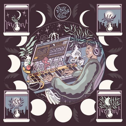 Night Beats / About Time album by Revan, Scepticz & Bluejay - Drum and Bass Cover Art