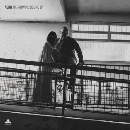 Harrowing Sound LP album by Agro - Drum and Bass Cover Art