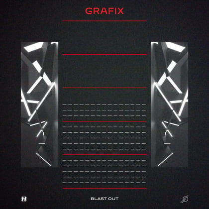 Blast Out album by Grafix - Drum and Bass Cover Art