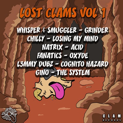 Lost Clams EP album by Whisper - Drum and Bass Cover Art