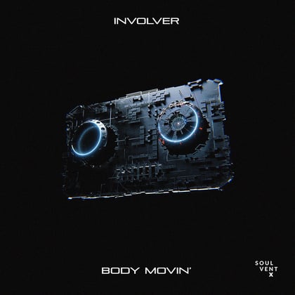 Body Movin' album by INVOLVER - Drum and Bass Cover Art