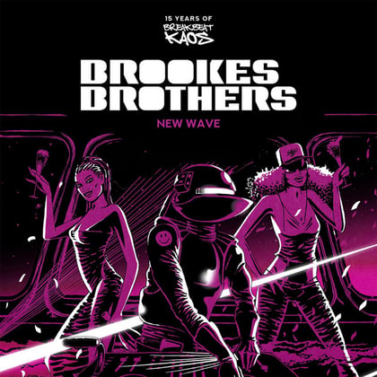 New Wave album by Brookes Brothers - Drum and Bass Cover Art