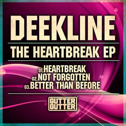 The Heartbreak EP album by Deekline - Drum and Bass Cover Art