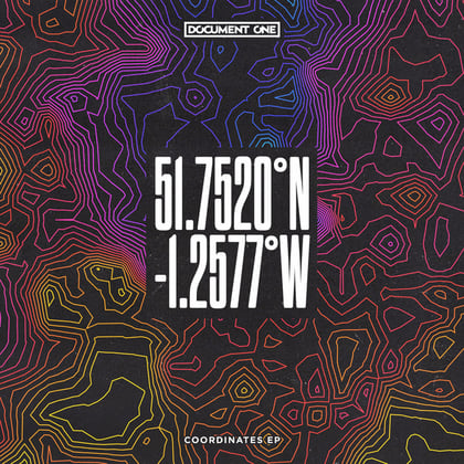 Coordinates album by Document One - Drum and Bass Cover Art
