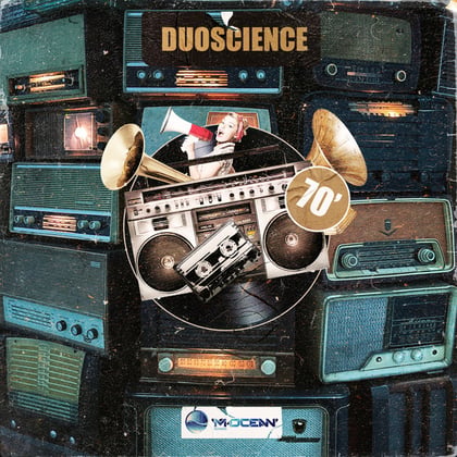 Champion/Radio 70' album by Duoscience - Drum and Bass Cover Art