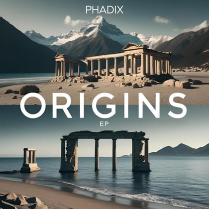 Origins album by Phadix - Drum and Bass Cover Art