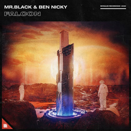 Falcon album by Dimension & MR.BLACK - Drum and Bass Cover Art