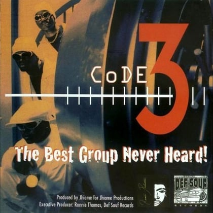 The Best Group Never Heard album by Code 3 - Drum and Bass Cover Art