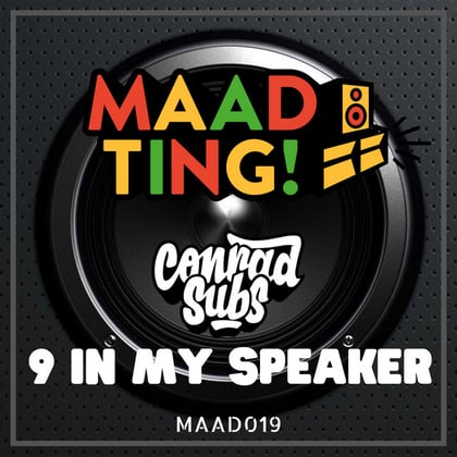 9 In My Speaker album by Conrad Subs - Drum and Bass Cover Art