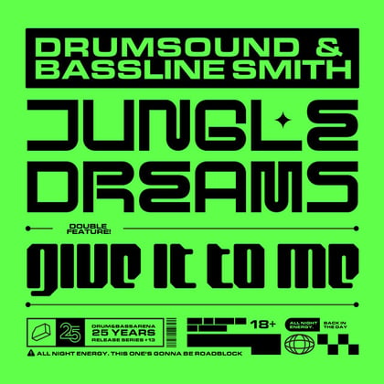 Jungle Dreams / Give It To Me album by Drumsound & Bassline Smith - Drum and Bass Cover Art