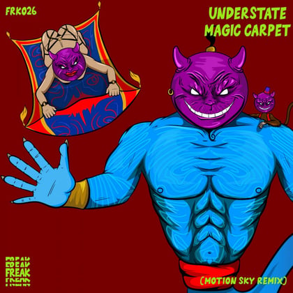 MAGIC CARPET album by Understate - Drum and Bass Cover Art