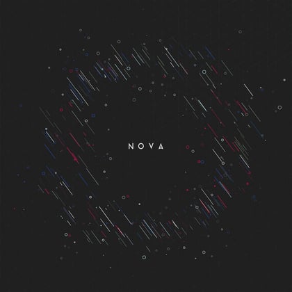 NOVA album by Agamath - Drum and Bass Cover Art