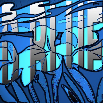 Absolutely album by Deep blue - Drum and Bass Cover Art